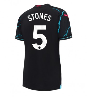 Manchester City John Stones #5 Tredje trøje Dame 2023-24 Kort ærmer